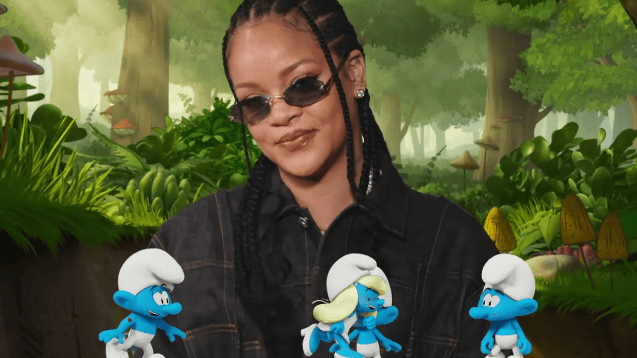 Rihanna será Pitufina en la nueva película de Los Pitufos