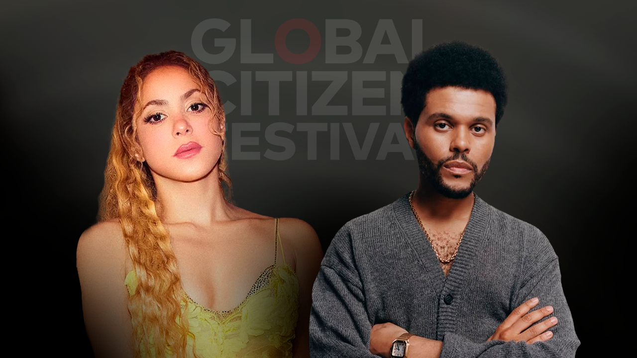 Shakira y The Weeknd encabezarán el Global Citizen 2025