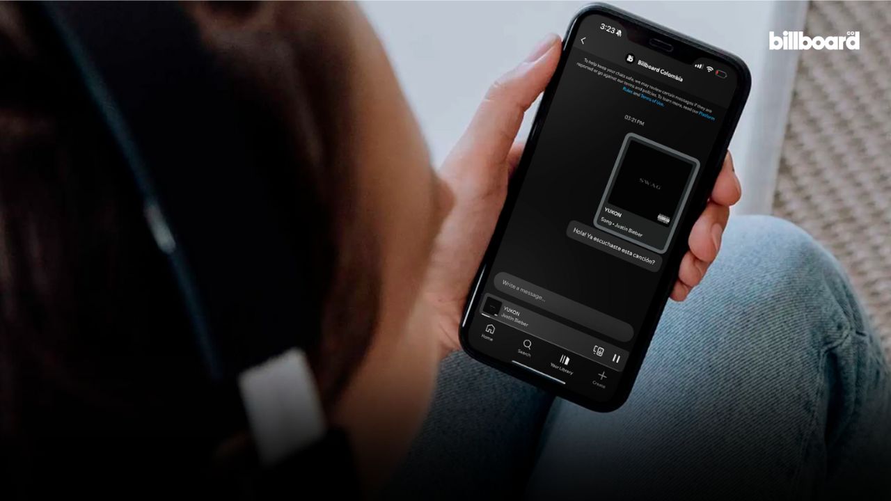 Messages, la nueva función de Spotify para compartir contenidos e interactuar con otros usuarios