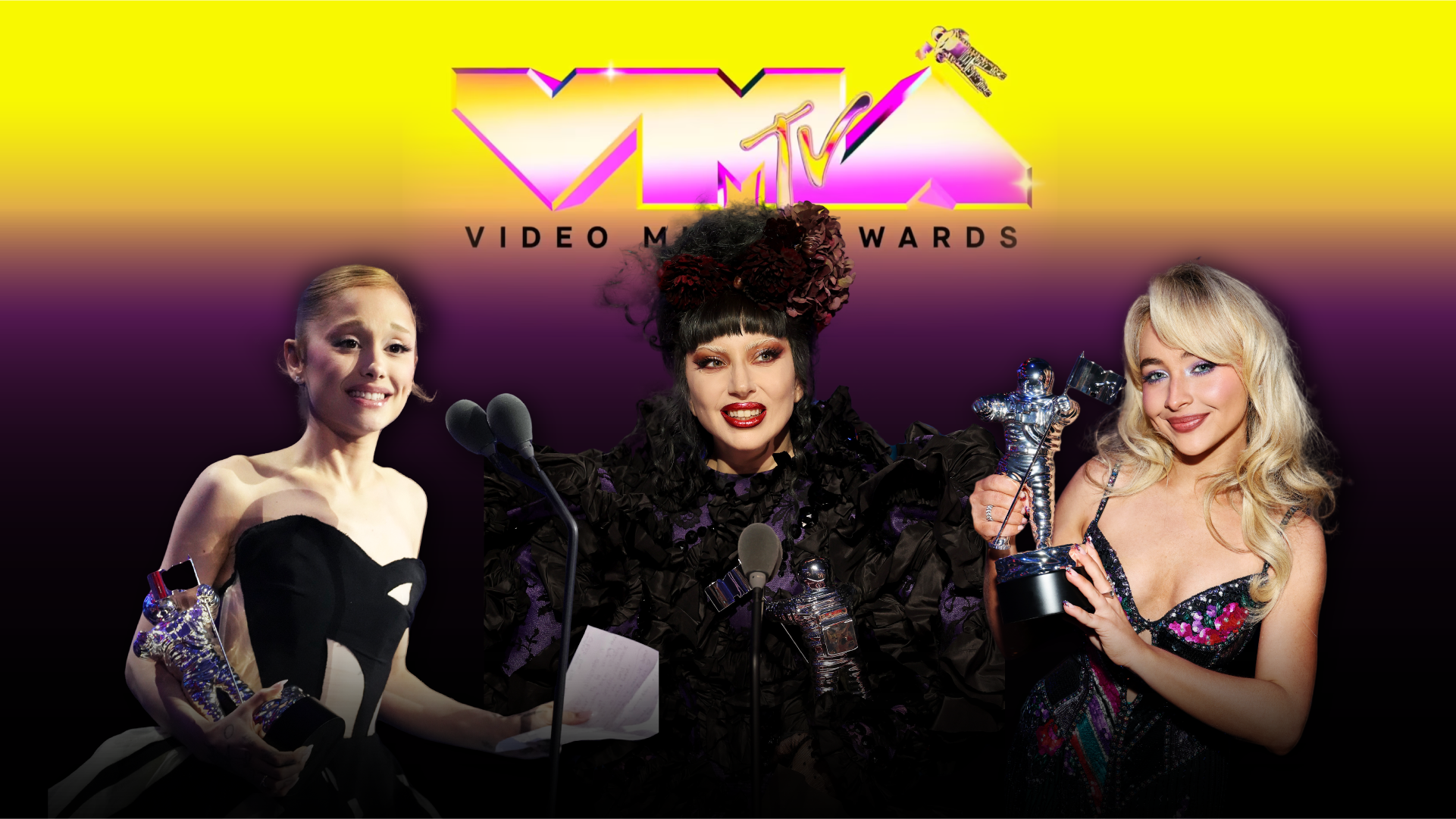 Lideradas por Lady Gaga y Ariana Grande, las mujeres dominan los VMAS 2025