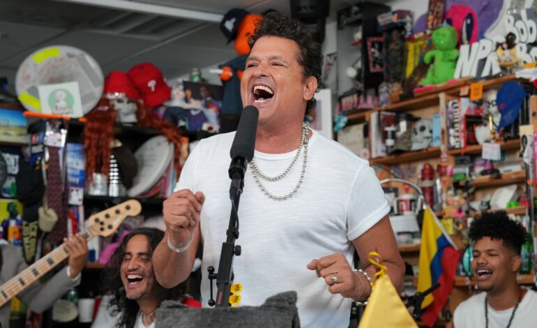La presentación de Carlos Vives en el Tiny Desk aumentó sus reproducciones en streaming