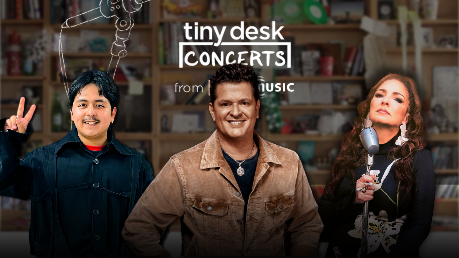 Carlos Vives, Gloria Estefan y Macario Martínez tendrán su Tiny Desk