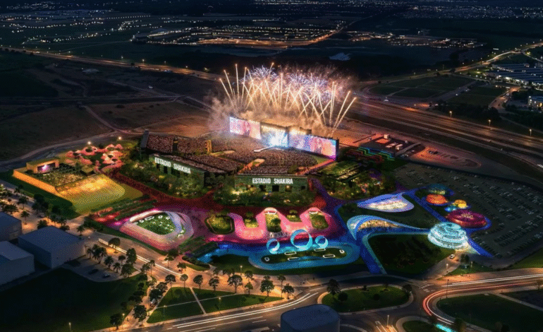 Así es el estadio temporal de Shakira inspirado en Macondo: sede de la residencia en Madrid