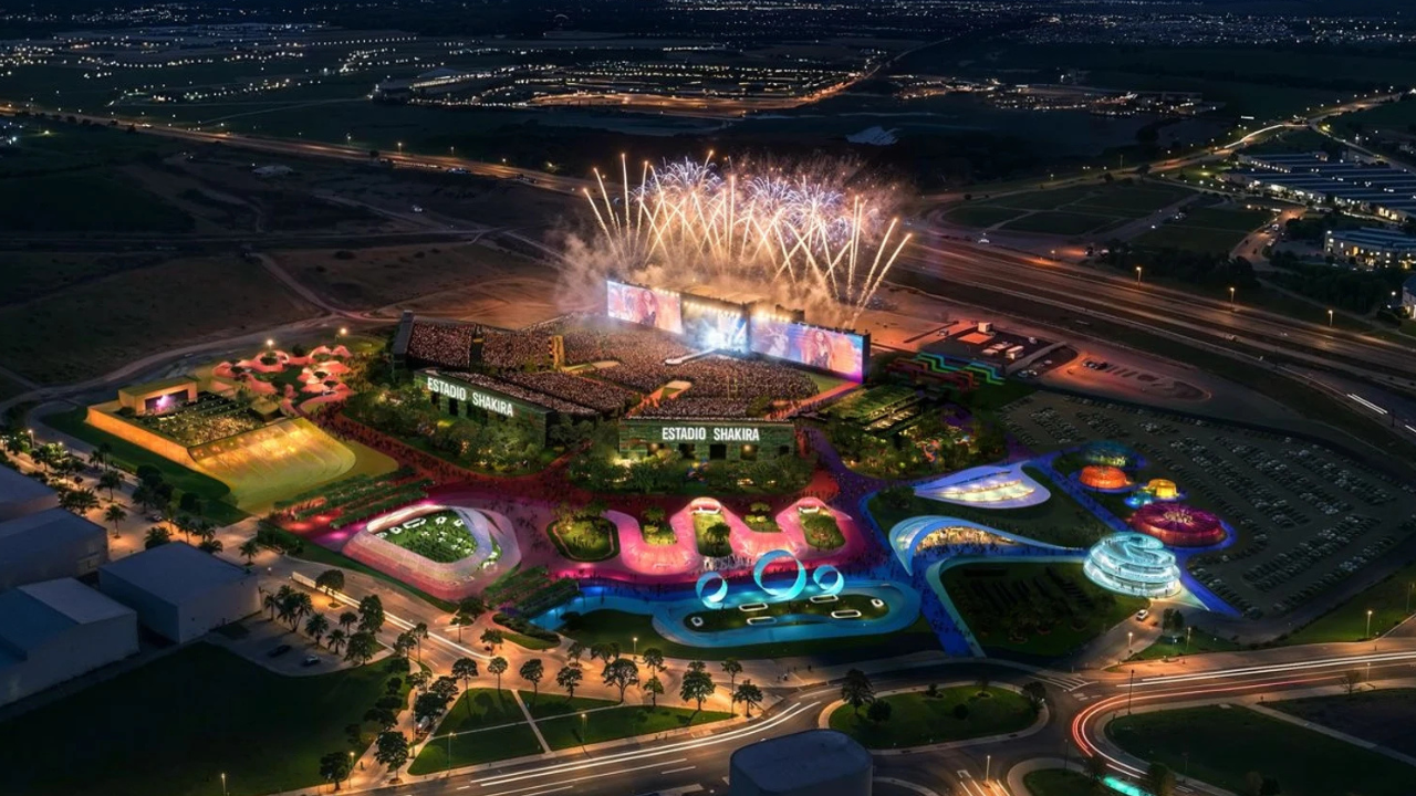 Así es el estadio temporal de Shakira inspirado en Macondo: sede de la residencia en Madrid