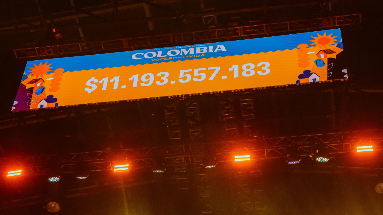Colombia: Voces por la Vida el concierto benéfico por las víctimas del terremoto recaudó más de $11.000 millones en una jornada que reunió a más de 30 artistas