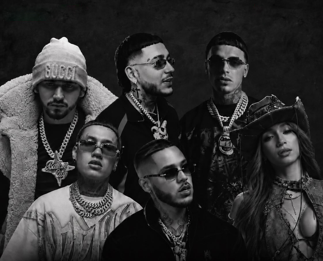 Kris R., ROA, Clarent y Luar La L debutan directamente en el top 3 del Billboard Colombia Hot 100 con “GANAS REMIXXX”